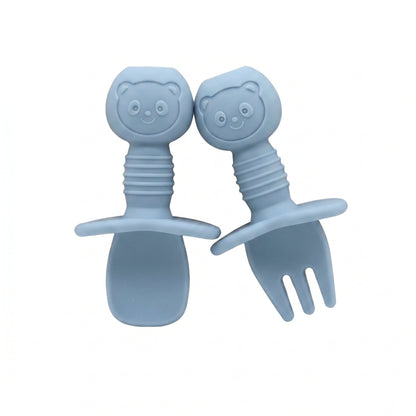 Cubiertos bebé BLW | Primeras comidas silicona
