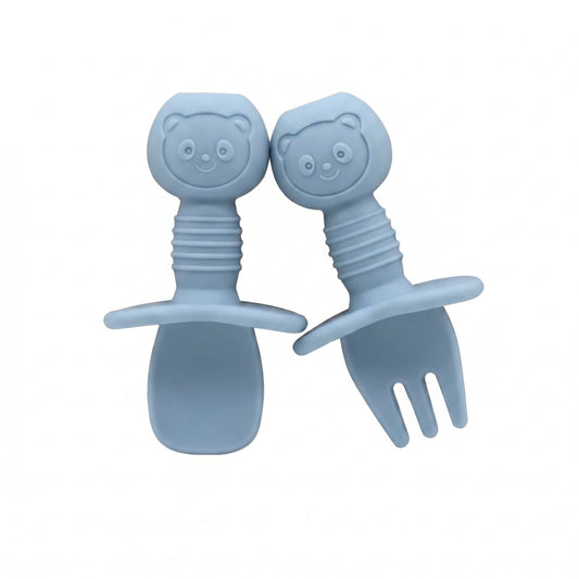 Cubiertos bebé BLW | Primeras comidas silicona