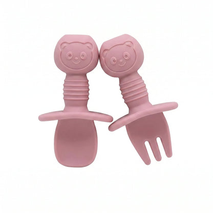Cubiertos bebé BLW | Primeras comidas silicona