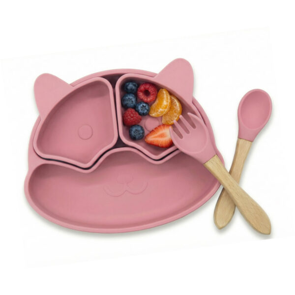 plato infantil mimosito + cubiertos MAIXCHEL