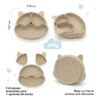 plato infantil silicona MAIXCHEL