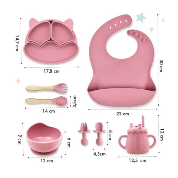 Vajilla bebé Completísima - con todo para empezar a comer solito