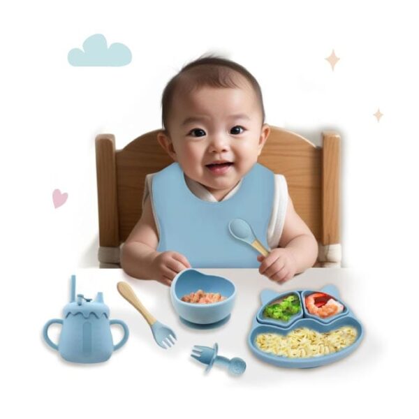 Vajilla bebé Completísima - con todo para empezar a comer solito