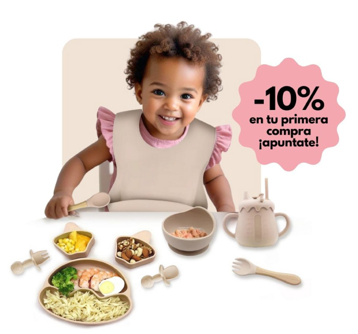 vajilla bebe maixchel silicona libre de BPA