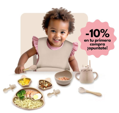 vajilla bebe maixchel silicona libre de BPA