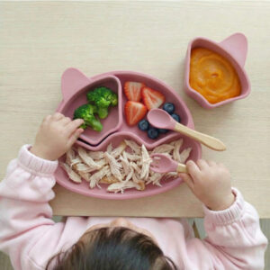 platos y cuencos en silicona para bebe maixchel